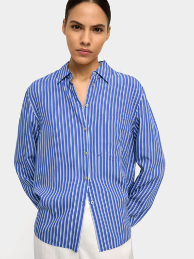 Striped Everyday Shirt – Blue