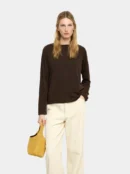 Modal Long-Sleeve T-Shirt – Brown