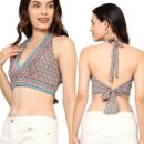 Tops for Women Western | Jeans Tops for Women | Sleeveless Crop top | Summer | Beach wear | Stylish T