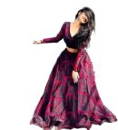 piludi Girls Fashion Lehenga Choli Ethnic Wear Stylist Digital Printed Lehenga | Choli & Dupatta