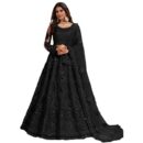 ZAALIMA FASHION Women's Semi Stitched satin blend Lehenga Choli with Embroidered Pattern Unstitc