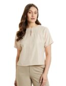Symbol Premium Women's 'Desk-to-Dinner' Crop Top (Relaxed Fit | Stylish)