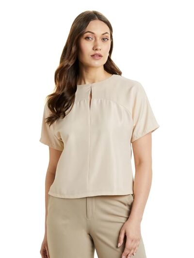 Symbol Premium Women's 'Desk-to-Dinner' Crop Top (Relaxed Fit | Stylish)