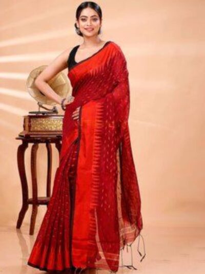 Handloom Bengal Tant Pure Cotton Saree