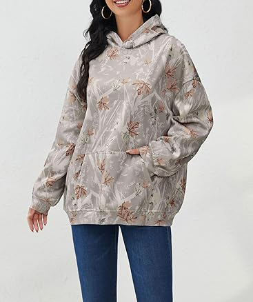 Hoodie For Men Women Long Sleeve Drop Shoulder Oversized Hooded Sweatshirt Pullover With Pocket