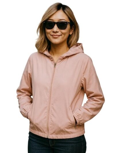 Women Jacket || Women Sweatshirt Style Jacket for Winter Wear(Pink)