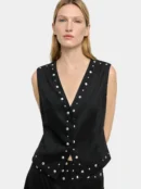 Studded Lined Waistcoat