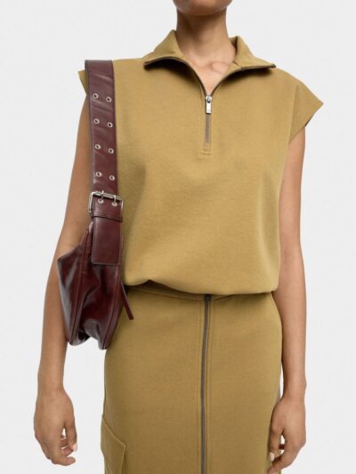 Sleeveless Sweatshirt – Mustard