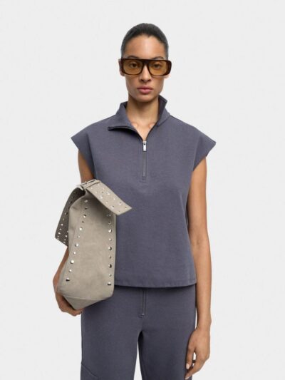 Sleeveless Sweatshirt – Gray