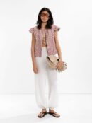 Jacquard Vest 100% Cotton – Multi