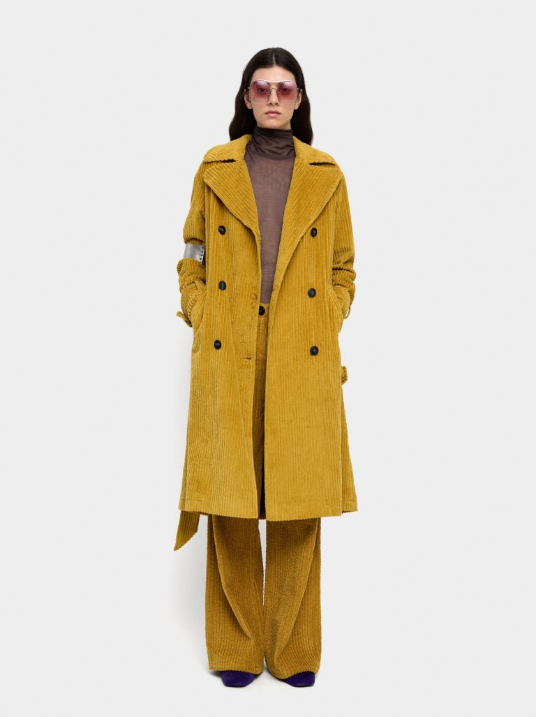 Corduroy Gabardine Jacket – Yellow