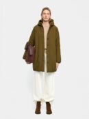 Padded Jacket with Hood – Khaki