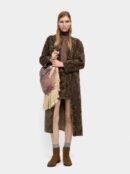 Long Jacket with Texture – Green