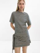 Short Striped Dress 100% Cotton – Multi